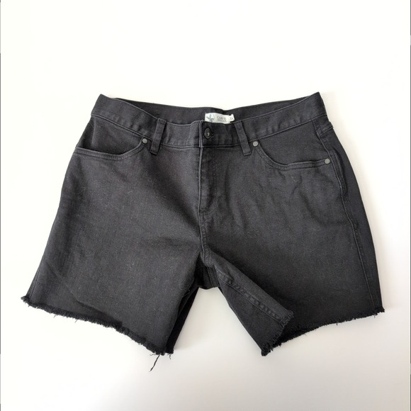 Carve Designs Women's Black Denim Cutoff Shorts Size 10 - Picture 4 of 4